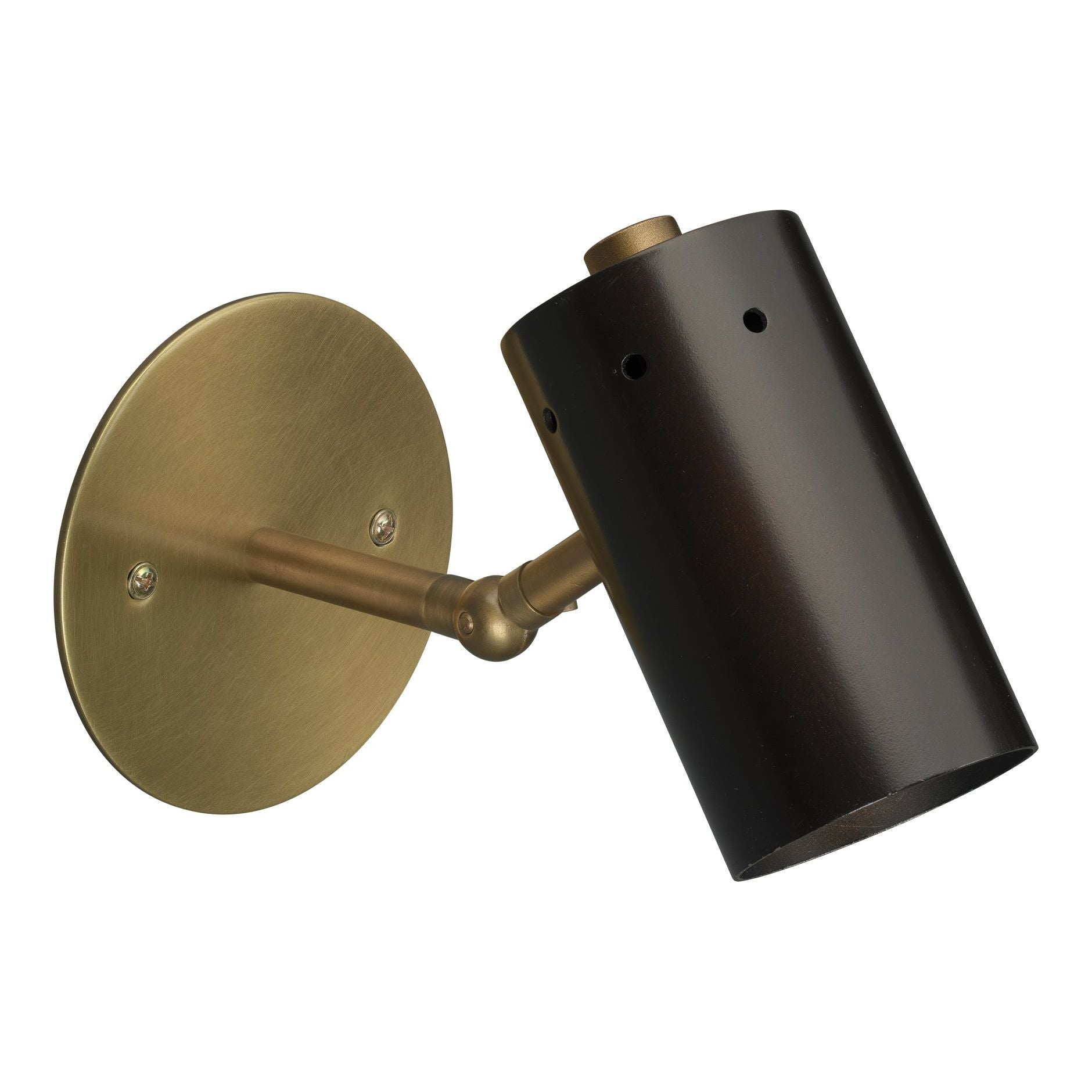 Jamie Young Company - 4MILA-SCOB - Milano Sconce - Milano - Oil Rubbed Bronze, Antique Brass Backplate