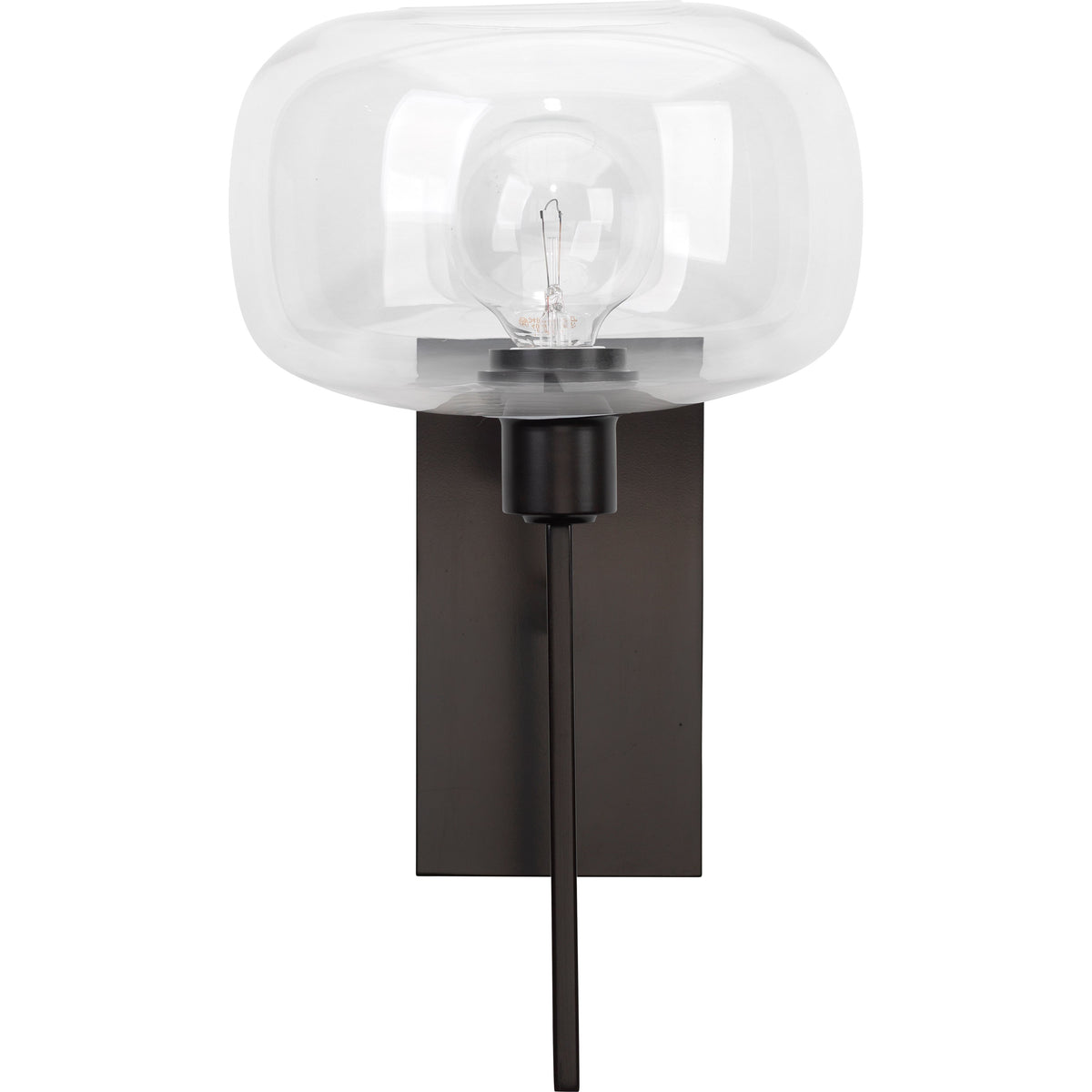 Jamie Young Company - 4SCAN-SCOB - Scando Wall Sconce - Scando - Oil Rubbed Bronze, Clear Glass