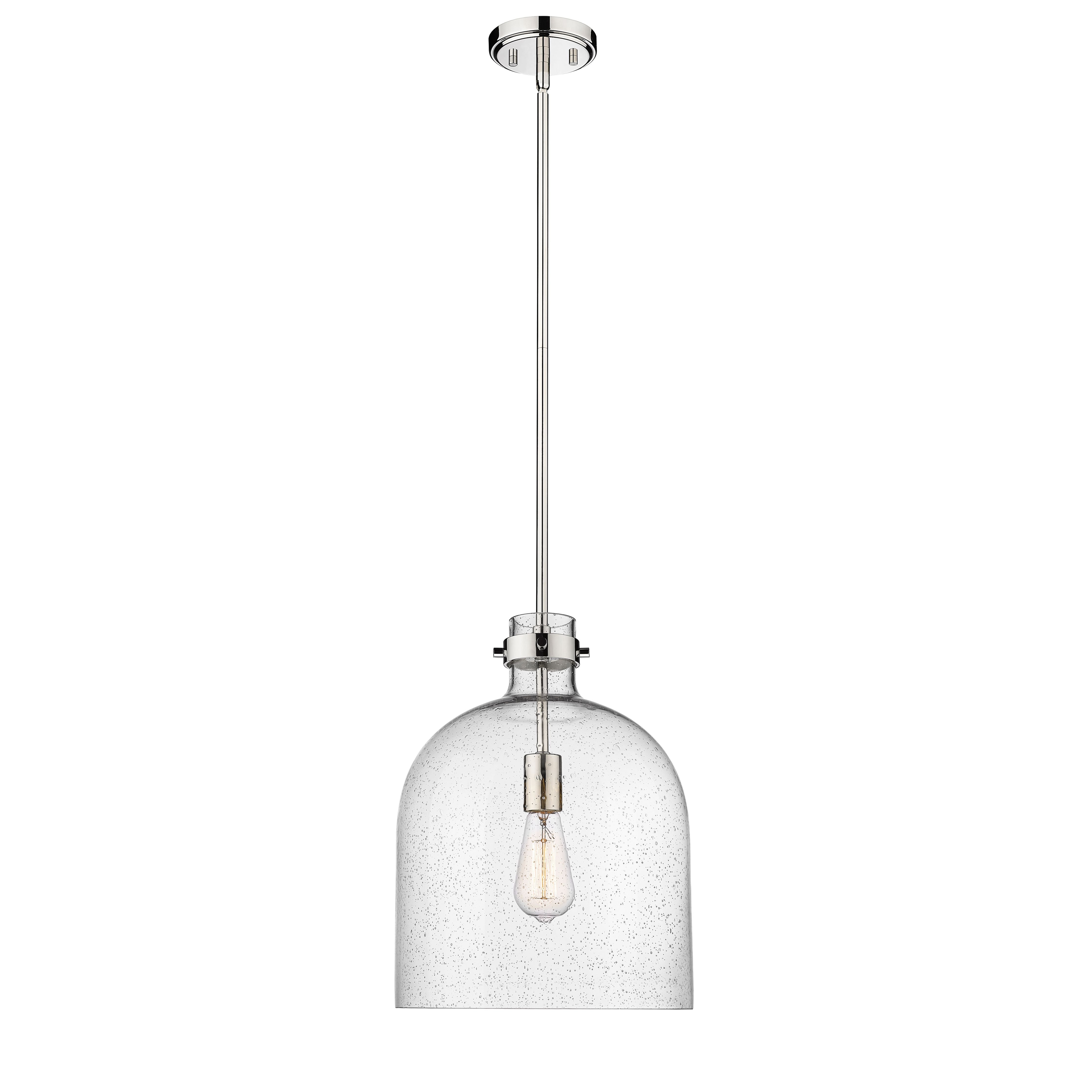 Z-Lite 817-12PN Pearson Suspension vue alternative en nickel poli