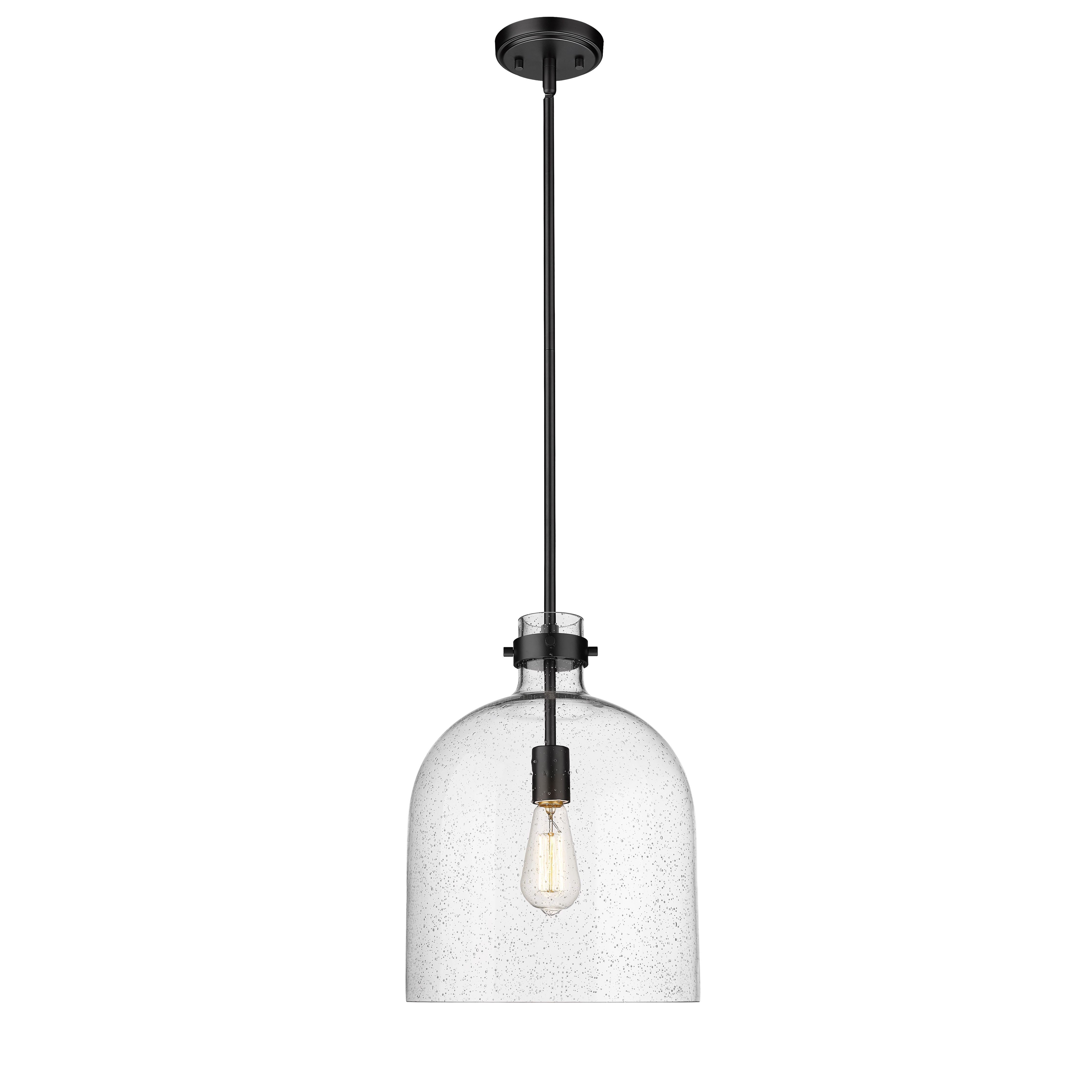 Z-Lite 817-12MB Pearson Suspension vue alternative en noir mat