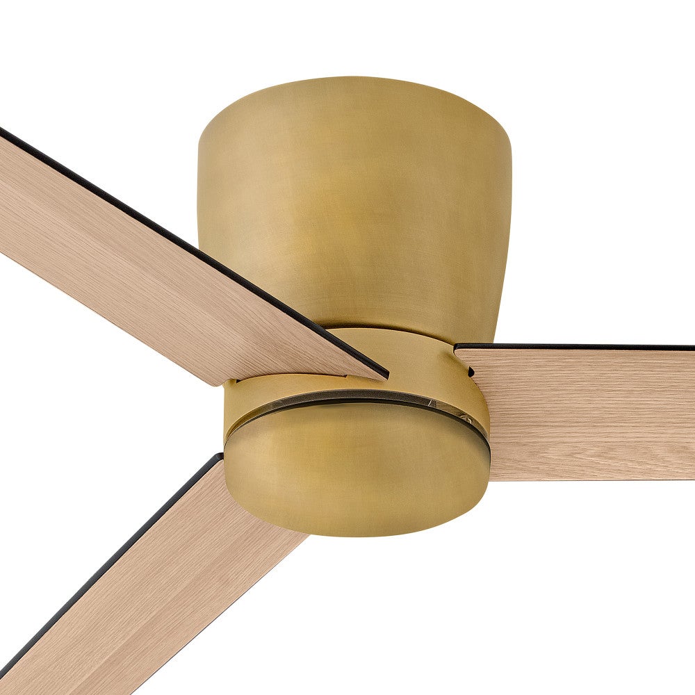 Plafonnier LED Ari Hinkley Lighting 910852FHB-LDA Ventilateur  en laiton Heritage