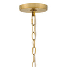 Lark 83217LCB Brynn Woven Shade Pendant in Lacquered Brass