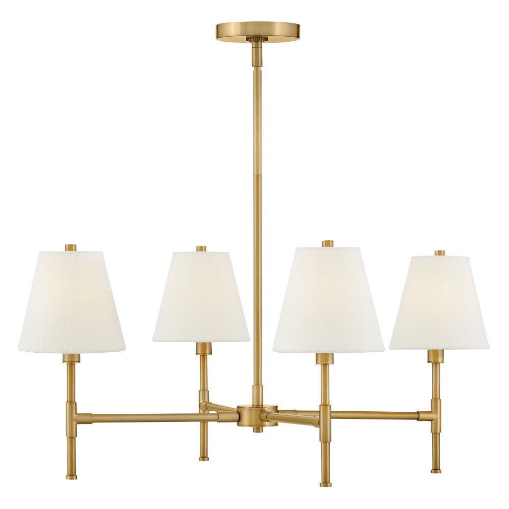 Lark 83774LCB Beale Chandelier in Lacquered Brass