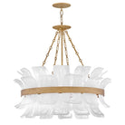 Fredrick Ramond FR46914BNG Fleur Pendant in Burnished Gold