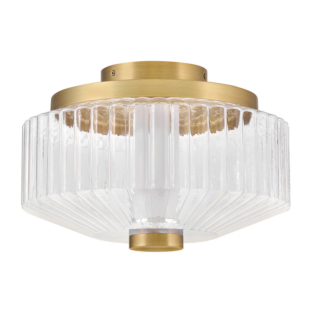 Fredrick Ramond FR41463LCB Reign LED Plafonnier en laiton laqué