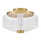 Fredrick Ramond FR41463LCB Reign LED Plafonnier en laiton laqué