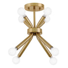 Lark 83853LCB Axton Convertible Pendant in Lacquered Brass