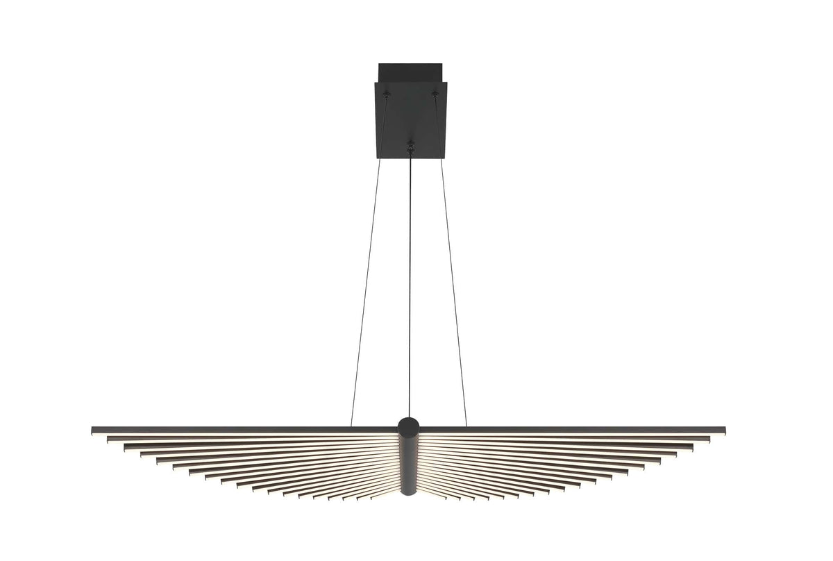Eurofase 46841-018 Seraph LED Linear Chandelier in Black