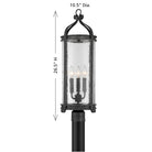 Savoy House 5-115-337 Preston Outdoor Post Lantern in Iron Oxide