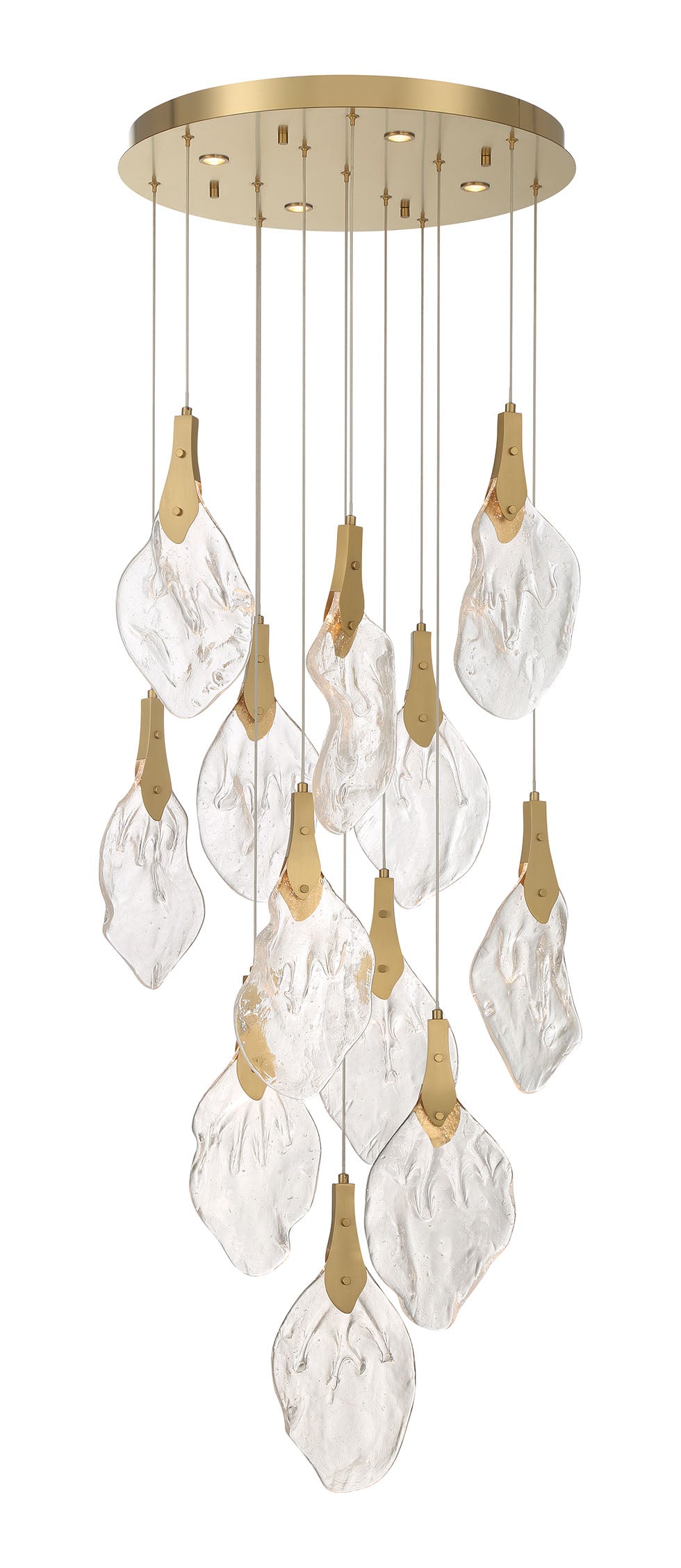 Eurofase 50102-020 Jateo LED Multi-Light Pendant in Gold