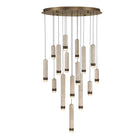 Eurofase 50131-020 Cambre LED Multi-Light Pendant in Antique Brass