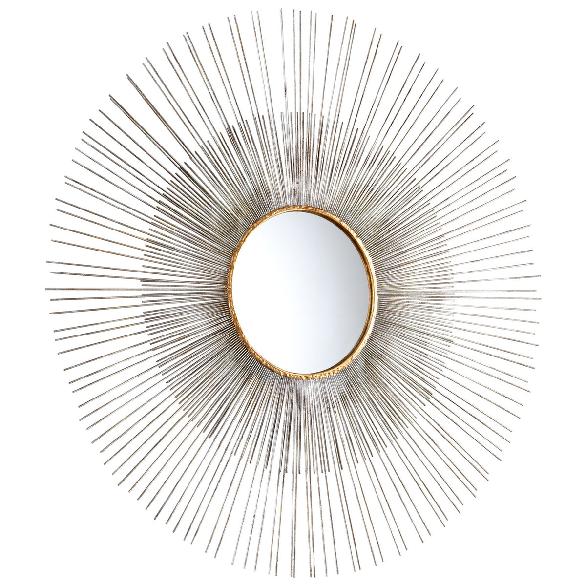 Cyan Canada - 05539 - Mirror - Pixley - Antiqued Silver Leaf