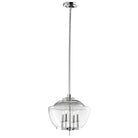 Cyan Canada - 05721 - Quatre lumières Suspension - Empoli - Chrome