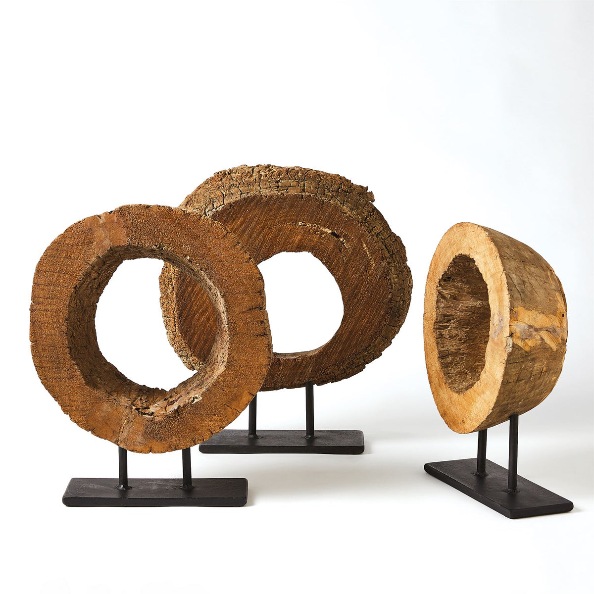 Wood Half Ukhli Wheel on Stand