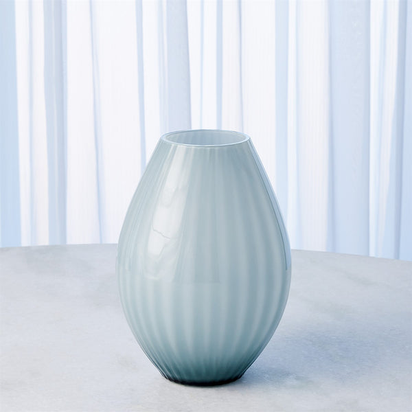Cased Glass Stripe Vase