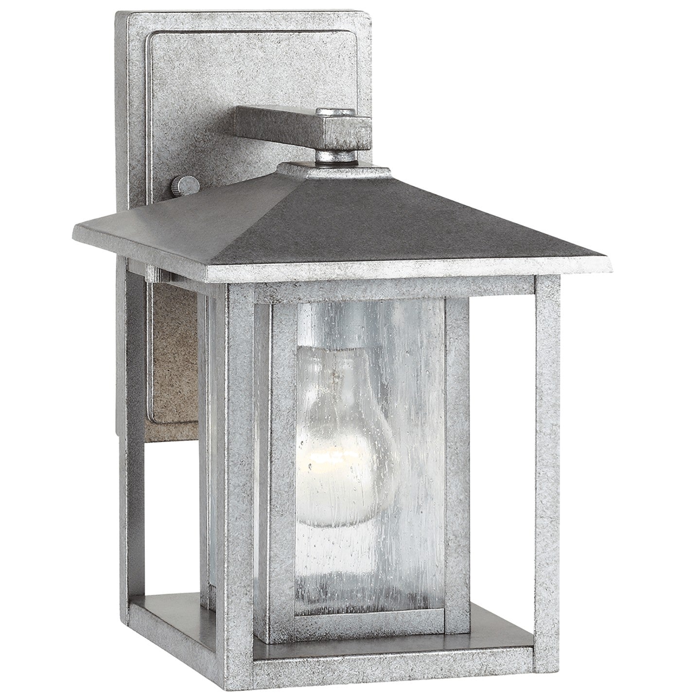 Generation Lighting Canada - 88025-57 - One Light Outdoor Wall Lantern - Hunnington - Weathered Pewter