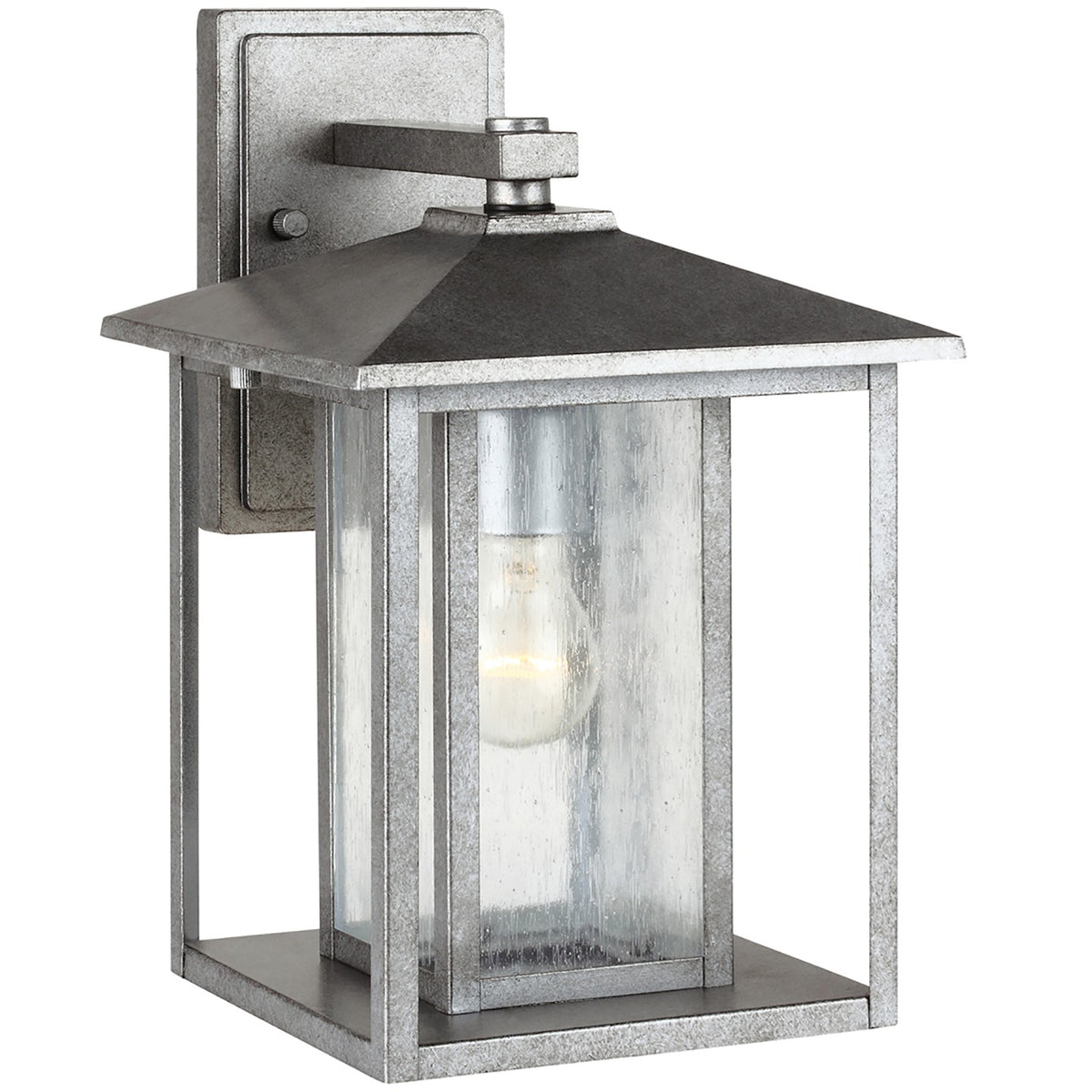 Generation Lighting Canada - 88027-57 - One Light Outdoor Wall Lantern - Hunnington - Weathered Pewter
