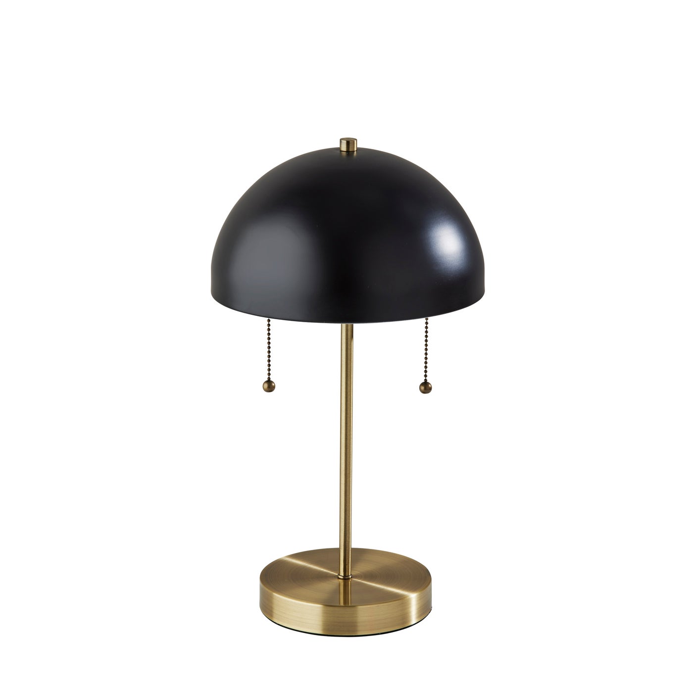 Adesso Home - 5132-01 - Two Light Table Lamp - Bowie - Antique Brass & Black