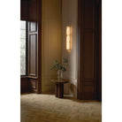 Fredrick Ramond FR41972LCB Alune LED Alabaster Sconce in Lacquered Brass