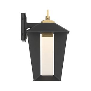 Eurofase 50047-017 Andson LED Outdoor Wall Sconce in Brass-Sand Black Mix