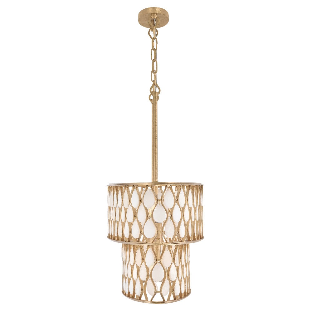 Fredrick Ramond FR41509PI Estie Alabaster Linéaire en Piastra Gold