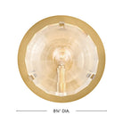 Applique murale Fredrick Ramond FR31260HBR Nala Crystal en laiton Heritage