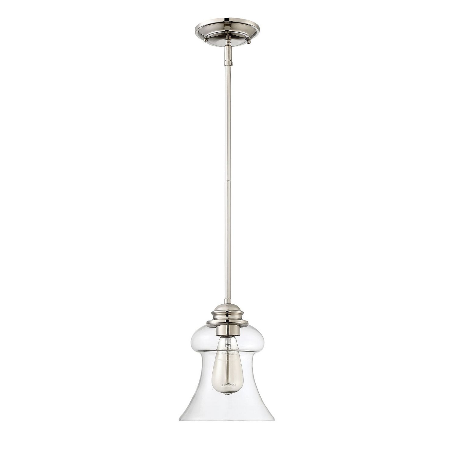 Savoy House - 7-4132-1-109 - One Light Mini Pendant - Vintage - Polished Nickel