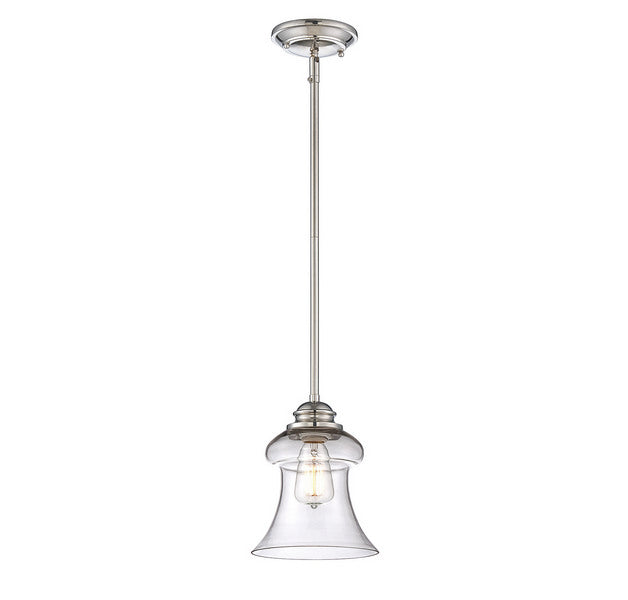 Savoy House - 7-4132-1-109 - One Light Mini Pendant - Vintage - Polished Nickel