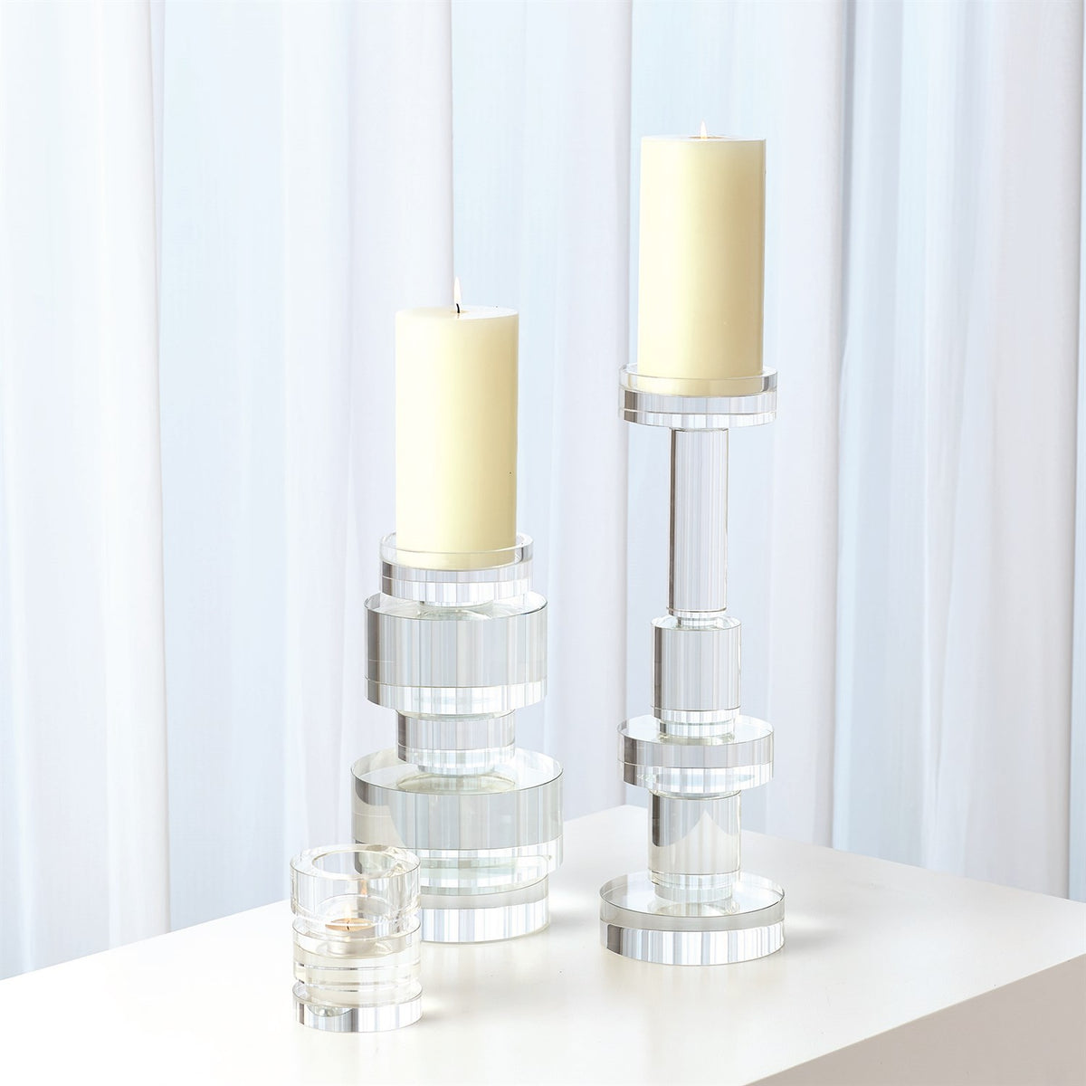 Supports de pilier ronds brillants