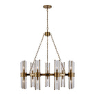 Kalco - 521356VGB - 18 Light Chandelier - Duet - Vintage Brass