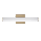 Maxim Lighting 52150NAB Rail 18" LED Bath Vanity 5CCT in Natural Aged Brass