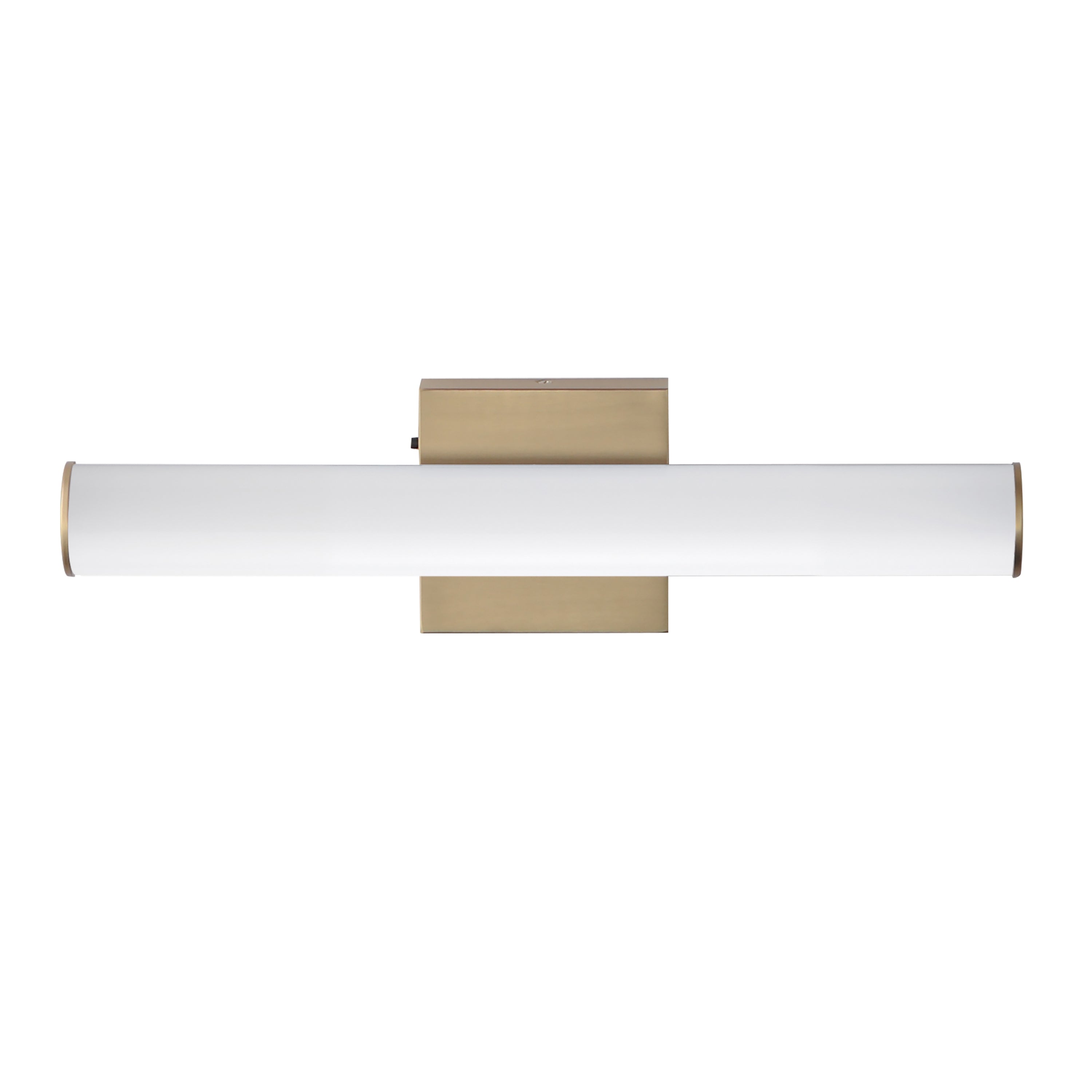 Maxim Lighting 52150NAB Rail 18" LED Bath Vanity 5CCT in Natural Aged Brass