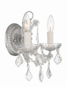 Crystorama - 4472-CH-CL-MWP - Deux lumières Murale - Maria Theresa - Chrome poli