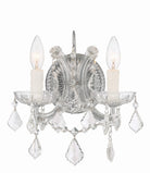 Crystorama - 4472-CH-CL-MWP - Deux lumières Murale - Maria Theresa - Chrome poli
