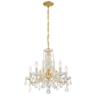 Crystorama - 4476-GD-CL-MWP - Cinq lumières Mini Suspendu - Marie-Thérèse - Or