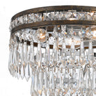 Crystorama - 5260-EB-CL-MWP - Trois lumières Plafonnier - Mercer - Bronze anglais