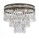 Crystorama - 5260-EB-CL-MWP - Trois lumières Plafonnier - Mercer - Bronze anglais