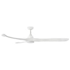 Luminaire intelligent à DEL Hinkley Lighting 903872FWW-LDD Swell Ventilateur  en blanc mat