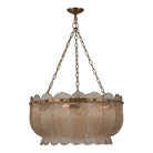 Kalco - 523455WB - Six Light Pendant - Camellia - Winter Brass