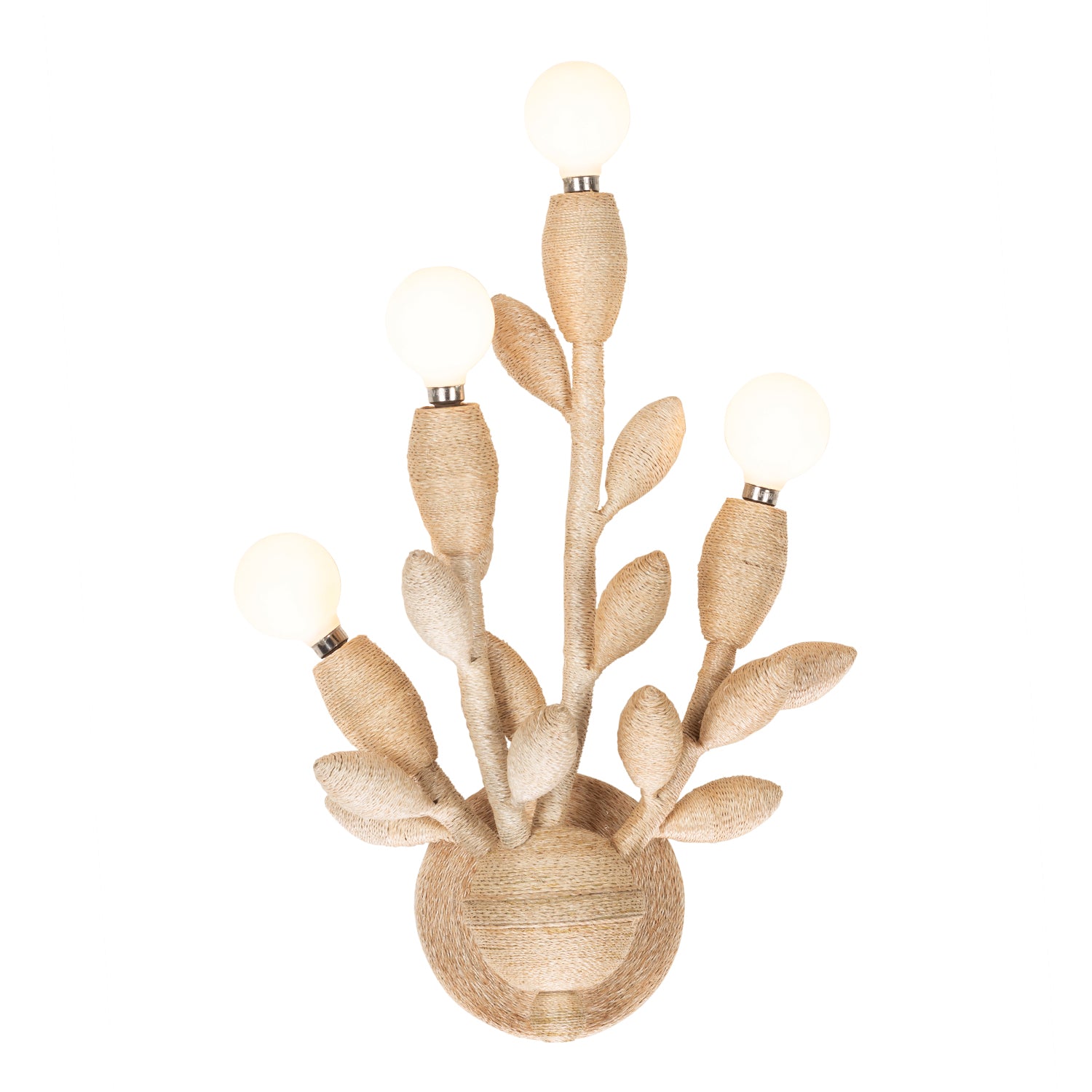 Kalco - 527021WIV - Four Light Wall Sconce - Branche - Warm Ivory