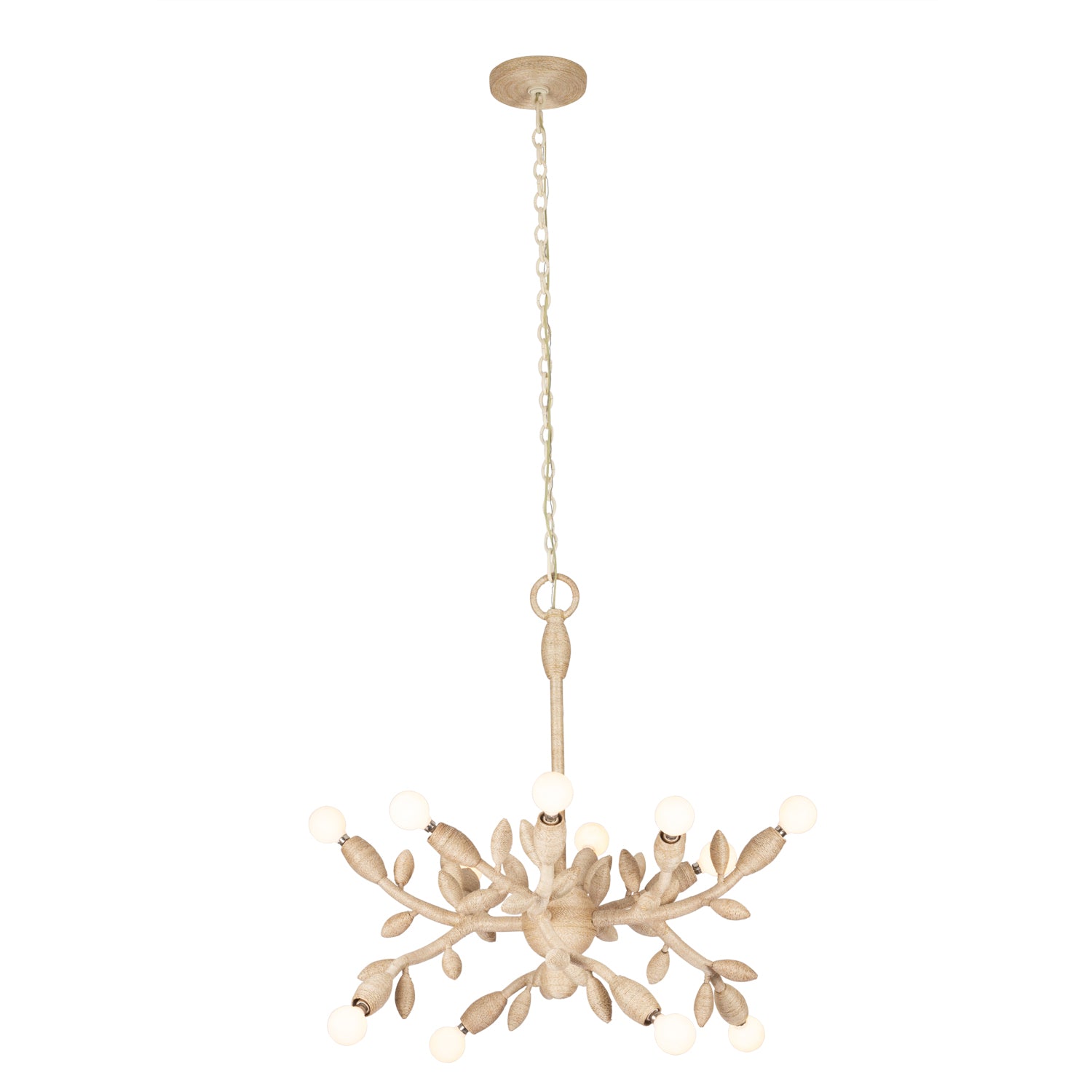 Kalco - 527055WIV - 12 Light Chandelier - Branche - Warm Ivory
