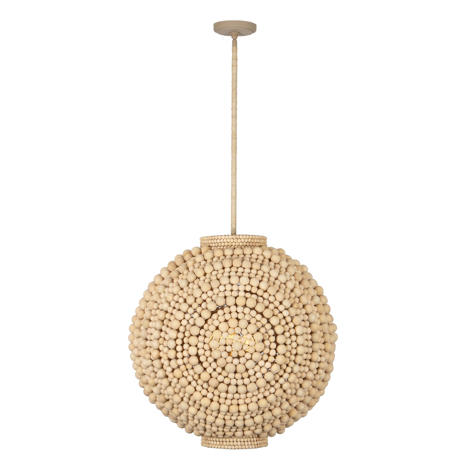 Kalco - 527156JT - Six Light Pendant - Coaxial - Jute