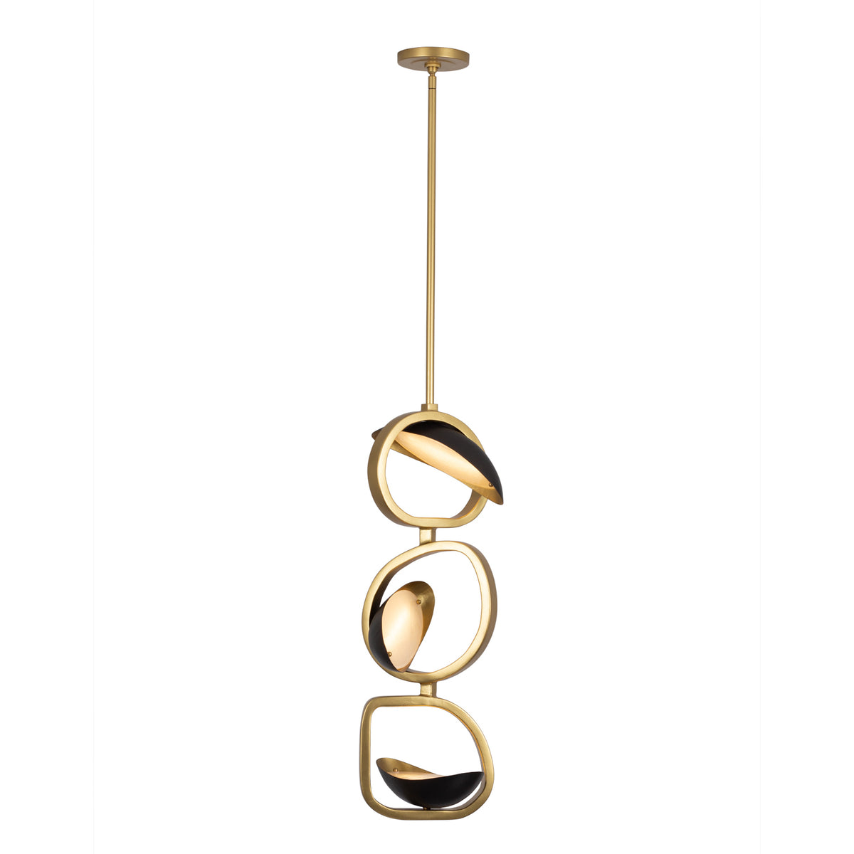 Kalco - 527211BGZ - LED Pendant - Onyx - Brushed Gold/Satin Bronze