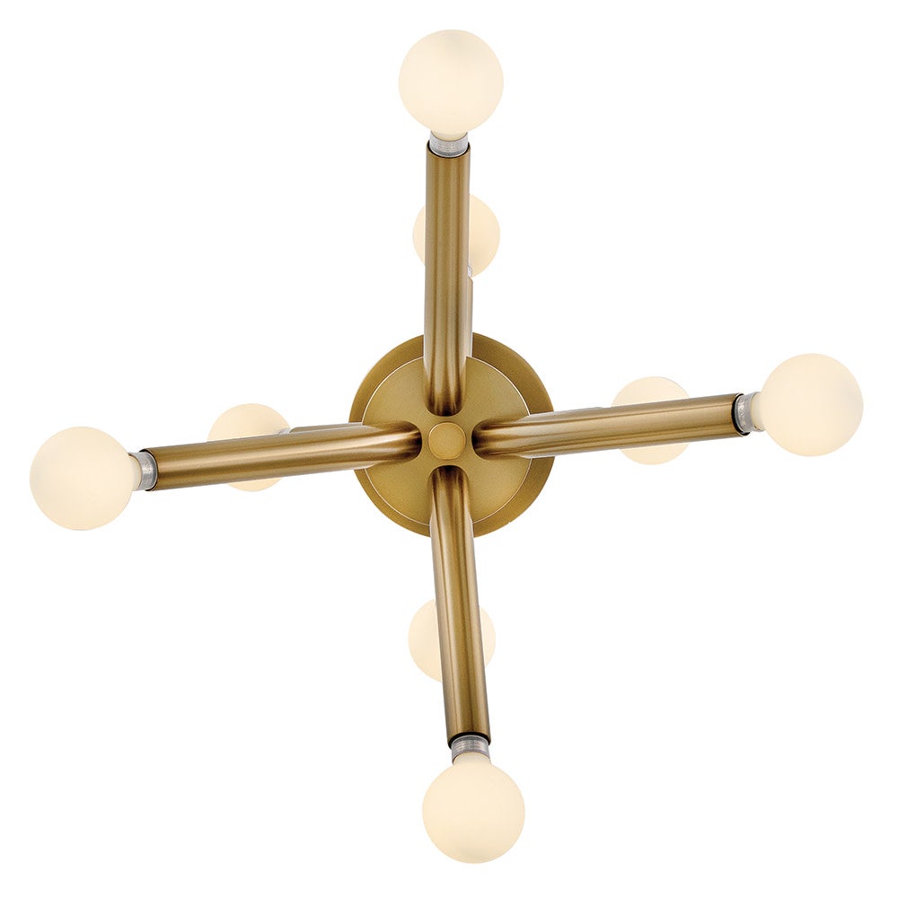 Lark 83853LCB Axton Convertible Pendant in Lacquered Brass