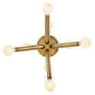 Lark 83853LCB Axton Convertible Pendant in Lacquered Brass