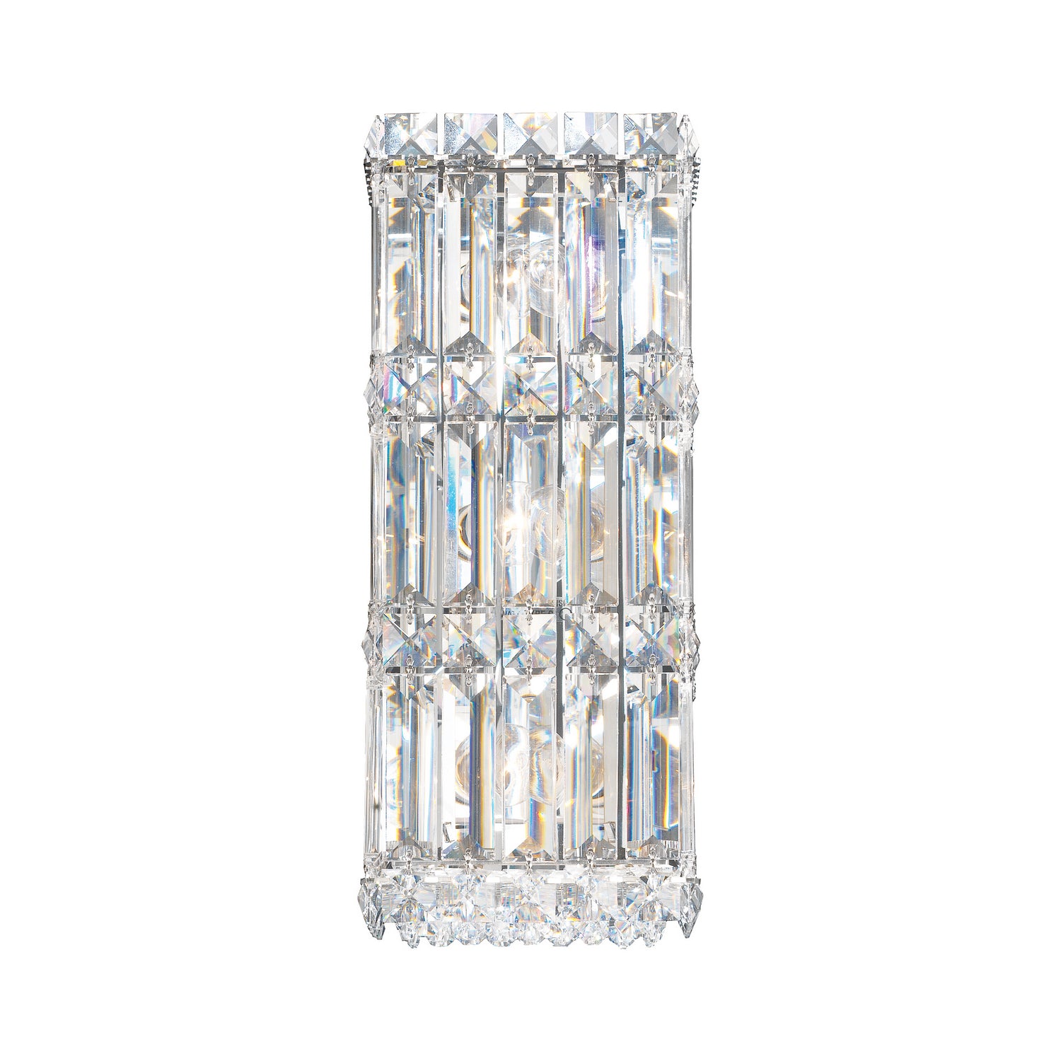 Schonbek 2236A Quantum Murale en acier inoxydable avec cristal Swarovski transparent