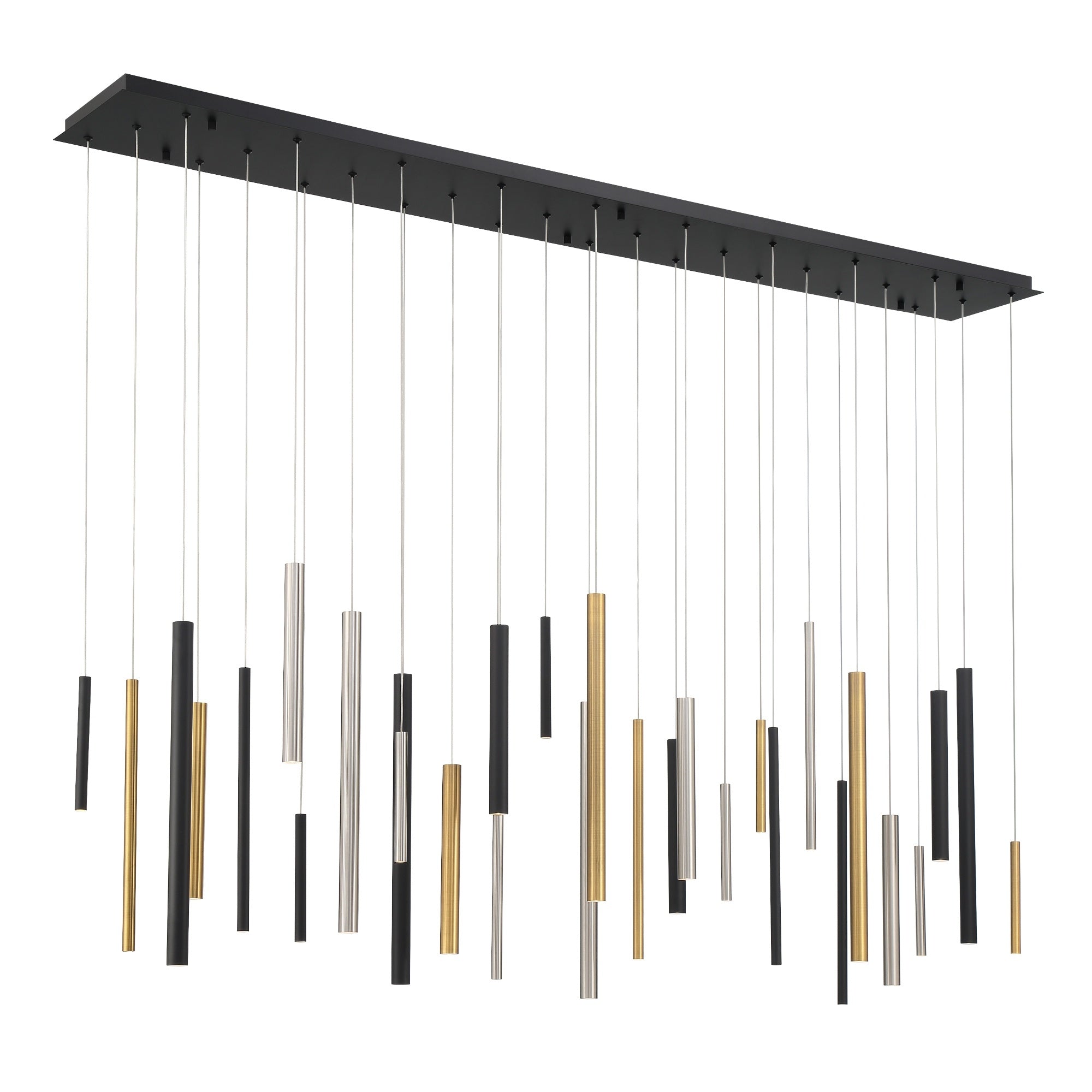 Eurofase 46814-012 Santana LED Linear Chandelier in Multi Color
