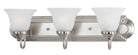 Meuble-lavabo Maxim Lighting 8013FTSN Essentials en nickel satiné