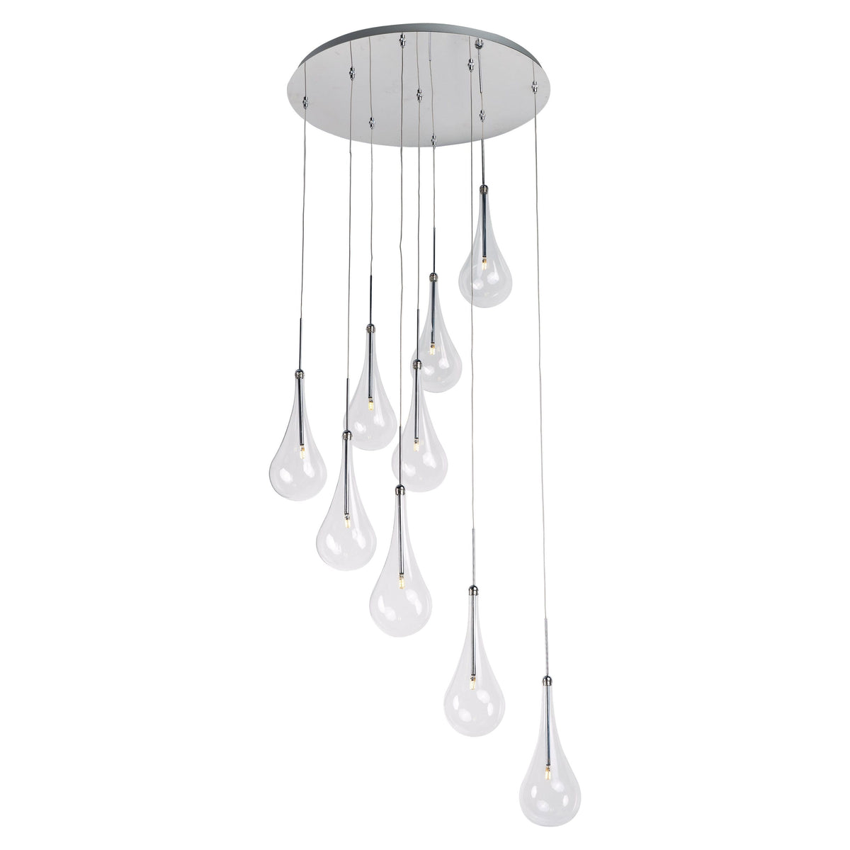 ET2 - E20515-18PC - LED Pendant - Larmes LED - Polished Chrome