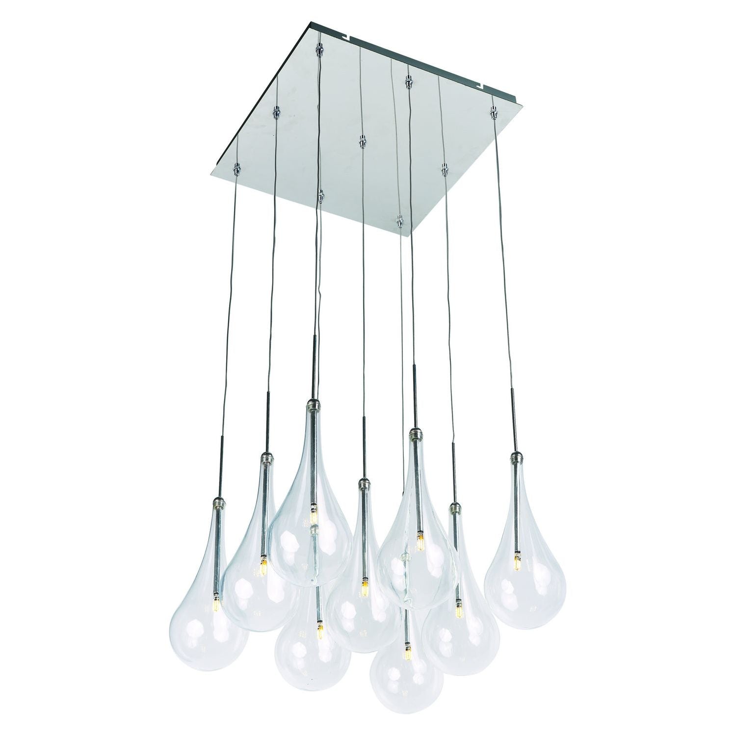 ET2 - E20516-18PC - LED Pendant - Larmes LED - Polished Chrome